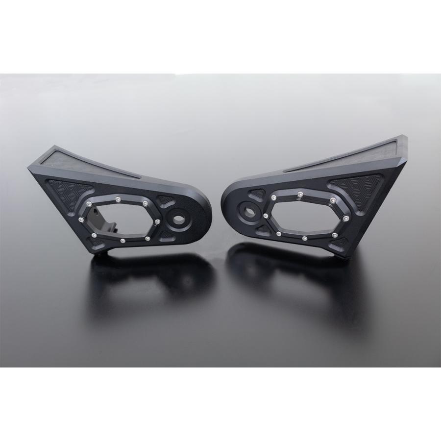 PMC (ピーエムシー) ハニカムライトステーカバー マットコークブラック Z900RS 18-25(純正ウインカー対..