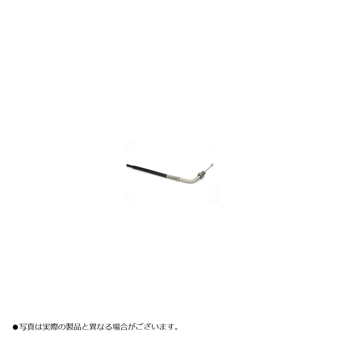 ACTIVE(アクティブ) アジャスタブル スロットルワイヤー 800mm TYPE-2 ステン金具/ブラック仕様 1060181