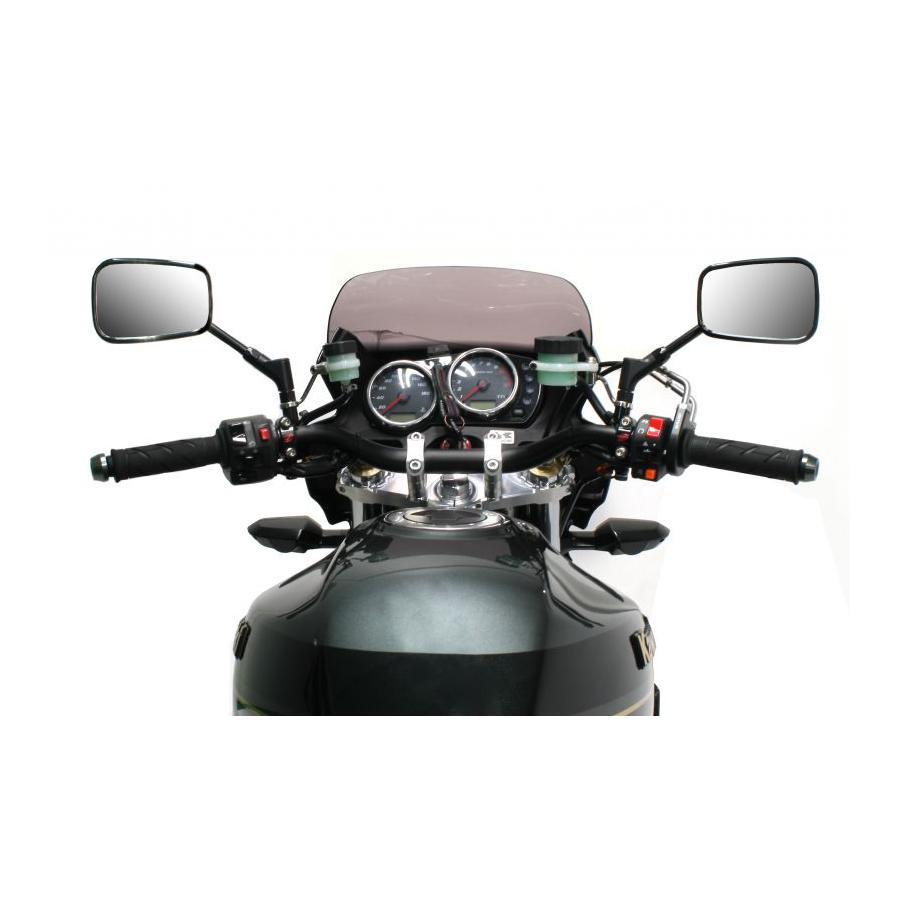 ACTIVE(アクティブ) コンバーチブルステムキット シルバー Φ43 Φ28.6ハンドル用 ZRX1100 ZRX1200R ZRX1200DAEG ダエグ 13670007