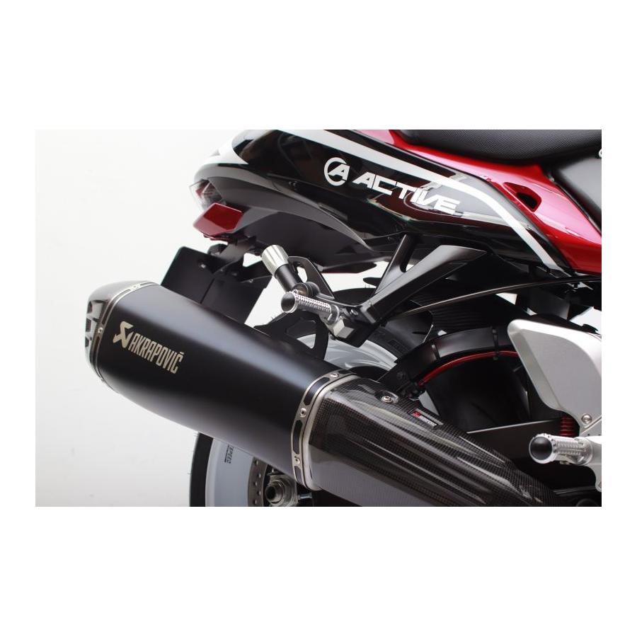 ACTIVE (アクティブ) ステップバー（タンデム側）シルバー SUZUKI系-2 HAYABUSA 22/GSX-S1000GT 22 17710005S