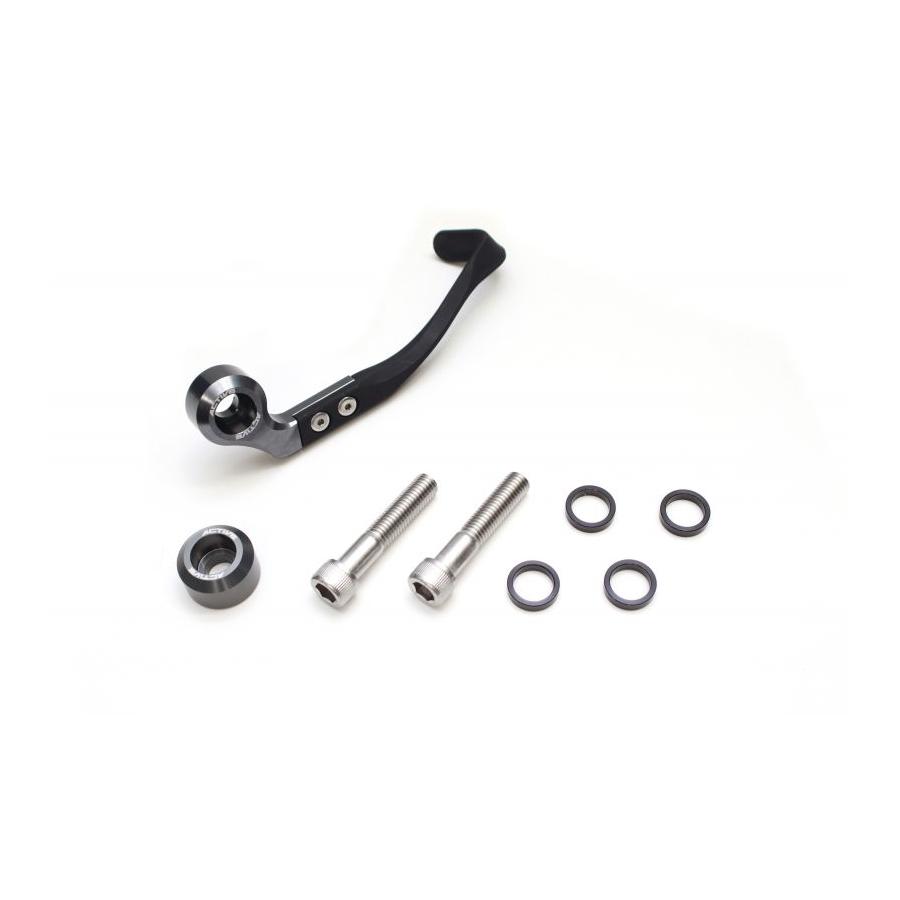 ACTIVE (アクティブ) ブレーキレバーガード＆バーエンドSET ガンメタ 取付け部 M12用 30803M12