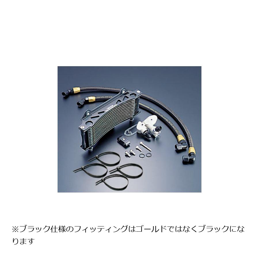 ACTIVE (アクティブ) OILクーラーKIT(サイド廻し)ラウンド#6 9-13R ブラック仕様 GSX1100S -93 AC14035313B