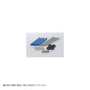 ACTIVE(アクティブ) ストレートオイルクーラーサイドカラー&ボル 13ROW 4PC ワッシャー ラバー付 ブルー 95.2mm 1051351