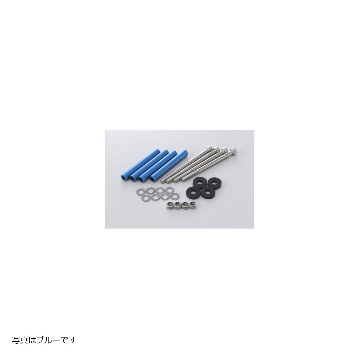 ACTIVE(アクティブ) ストレートオイルクーラーサイドカラー＆ボル 13ROW 4PC ワッシャー ラバー付 ゴールド 95.2mm 1051355
