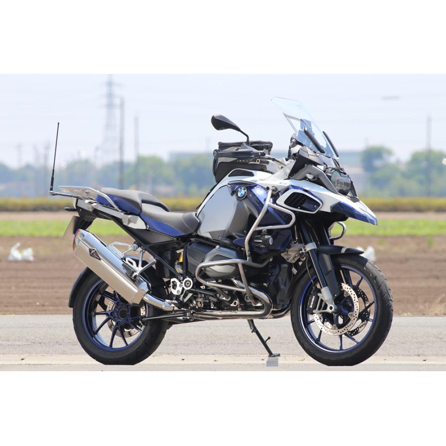 アールズギア フルエキゾースト マフラー ワイバンリアルSP シングル TI BMW R1200GS/GS-A 水冷