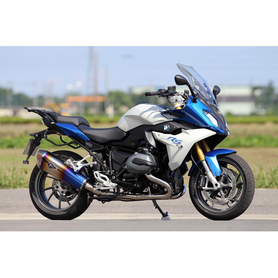 アールズギア フルエキゾースト マフラー ワイバンリアルSP シングル DB BMW R1200R/RS 水冷