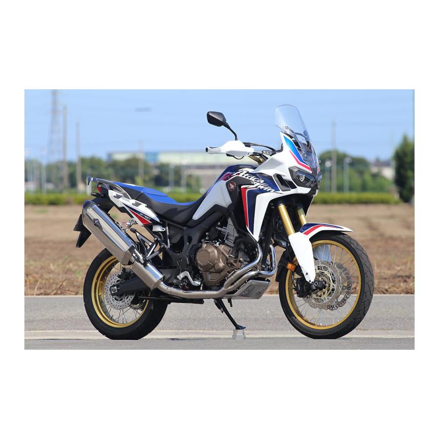 アールズギア フルエキゾースト マフラー リアルスペック チタンシングル TI アフリカツイン CRF1000L AfricaTwin