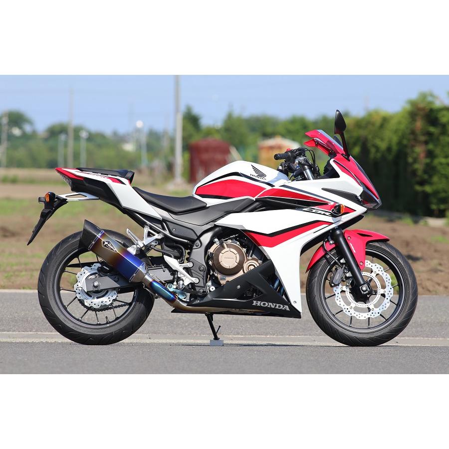 アールズギア フルエキゾースト マフラー ワイバンリアルSP シングル タイプS DB CBR400R