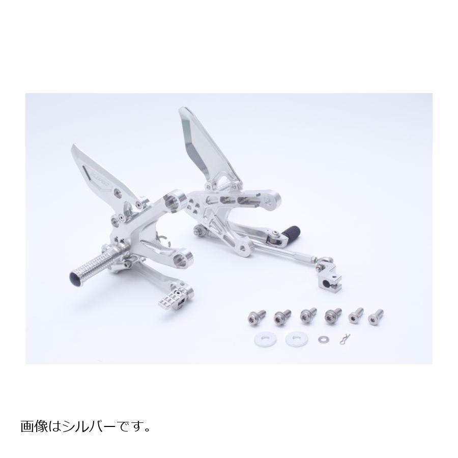 メーカー名：ゲイルスピードメーカー品番：FCK7002Bポジション(1)：BACK23mm、UP33mm ポジション(2)：BACK23mm、UP45mm ポジション(3)：BACK35mm、UP33mm ポジション(4)：BACK35mm、UP45mm販売備考：純正ポジションから最小限の位置変更で、サーキットからストリートまで楽しめるパフォーマンスを発揮。適合情報：カワサキ[KAWASAKI] Z900RS [ZR900C] 18-22カワサキ[KAWASAKI] Z900RS CAFE [カフェ ZR900E] 18-22◆ストレスフリーなペダル操作へ ◆レースのために考えられた設計は、ストリートでも多くの利点があります ◆純正ポジションから最小限の位置変更で、サーキットからストリートまで楽しめるパフォーマンスを発揮 ◆ステップワークを妨げる要素を徹底して排除し、操作性を追求しました ◆メインフレームと一体化したような剛性感、滑らかな操作感、機能美を追求したシンプルな外観をお楽しみください ◆材質：アルミ7075、(一部)6061 ◆フル3D切削加工 ◆逆シフトチェンジ対応 ◆ノーマルブレーキスイッチ移設設計 ◆チェンジペダル用エクステンション(10mm/20mm)付属