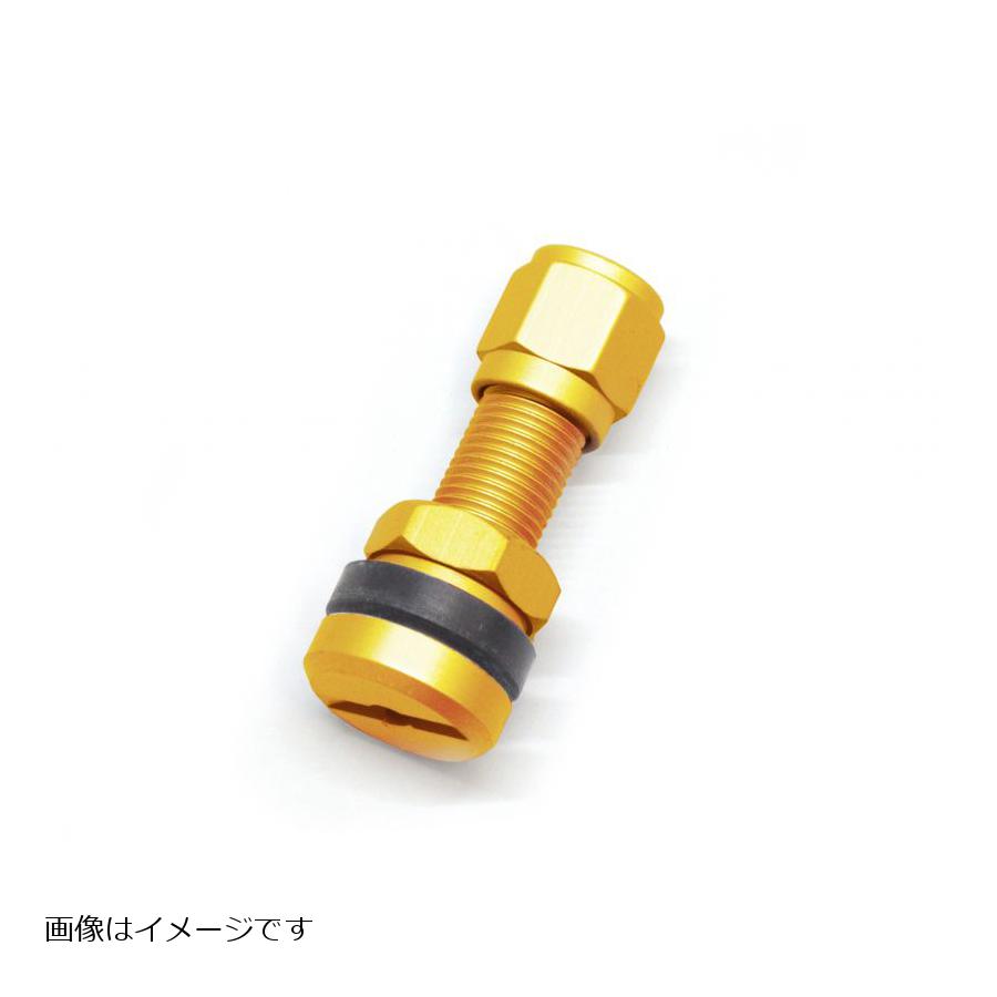 GALE SPEED (ゲイルスピード) エアバルブ ストレート30mm アルミ キャップ付 ゴールド Φ11.5対応 28200..