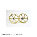 ゲイルスピード リア ホイール 鍛造ホイール R 600-17 ゴールド TYPE-N Gコート ZRX1200 (リムセンター0mmオフセット チェーンライン5mmオフセット)(2)