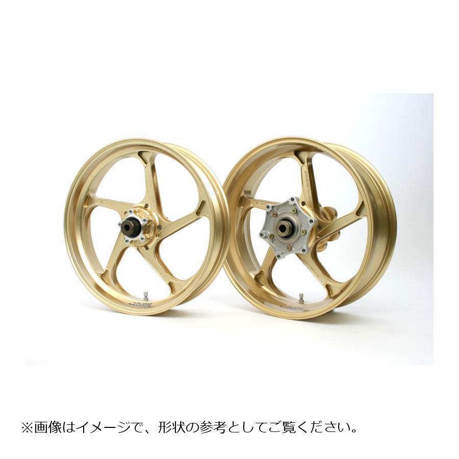 GALE SPEED (ゲイルスピード) リア ホイール 鍛造ホイール R 550-17 ゴールド [TYPE-GP1S] GPZ900R A7(チェーンライン 8mmオフセット)