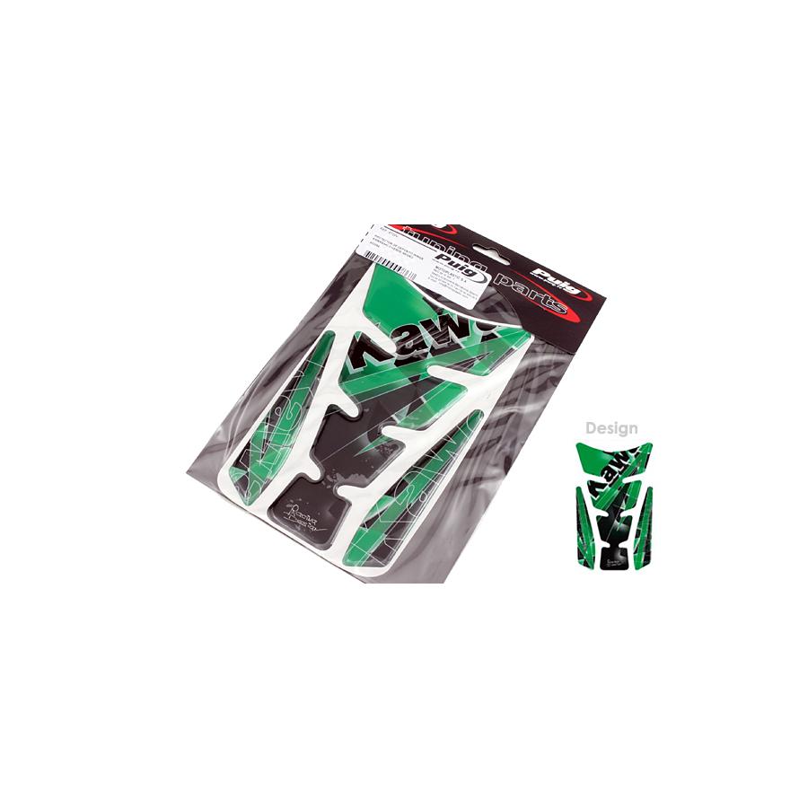 KAWASAKI - Puig (プーチ) タンクパッド WINGS KAWASAKI グリーン 4720V