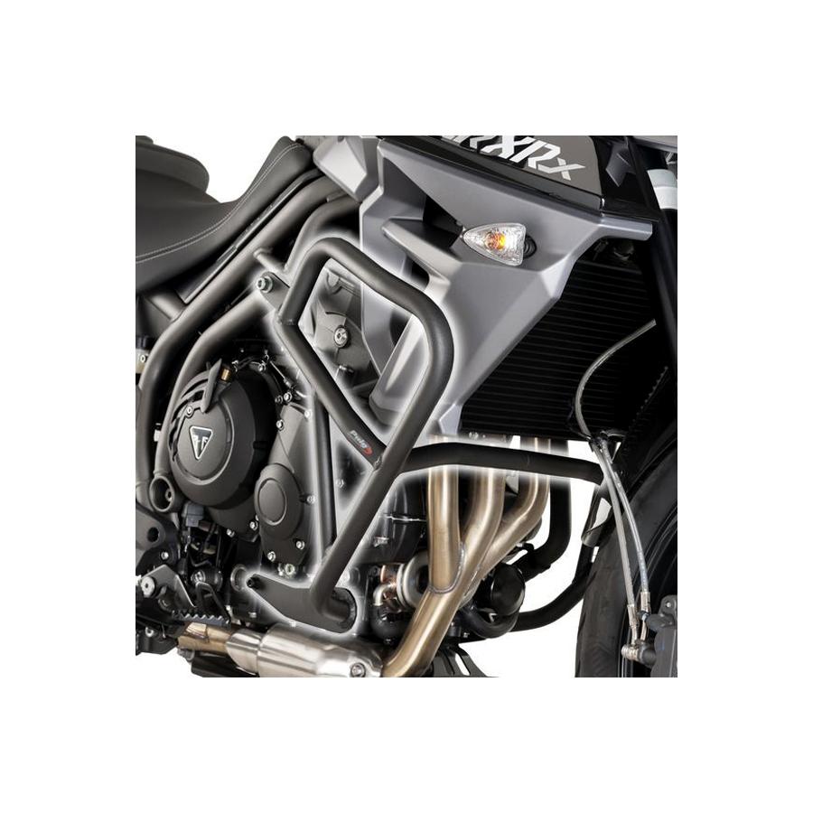 Puig (プーチ) エンジンガード ブラック・スチール TIGER 800/XC 7776N