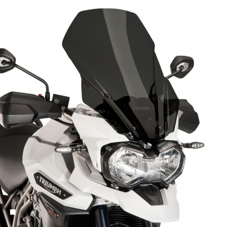 Puig (プーチ) スクリーン ツーリング D.スモーク TRIUMPH TIGER EXPLORER1200 8915F