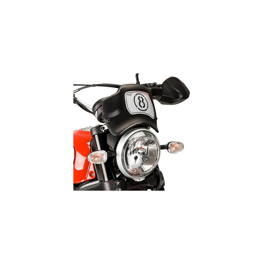 Puig (プーチ) フロントパネル カーボンプリント DucaTi SCRAMBLER ICON/CLASSIC/FULL THROTTLE 9177C