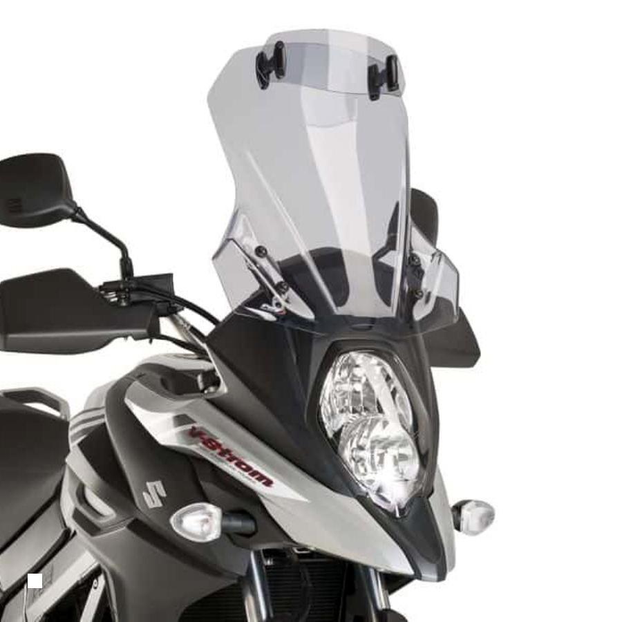 Puig (プーチ) ツーリングスクリーン バイザー付 スモーク DL650 V-STROM 9440H