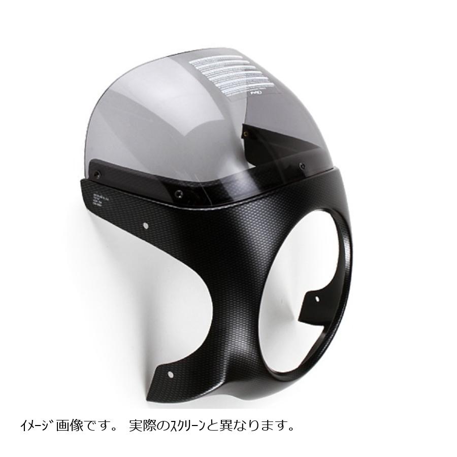 Puig (プーチ) レトロフェアリング クリア/カーボンP 汎用(ヘッドライト直径 180mmタイプ) 9516W