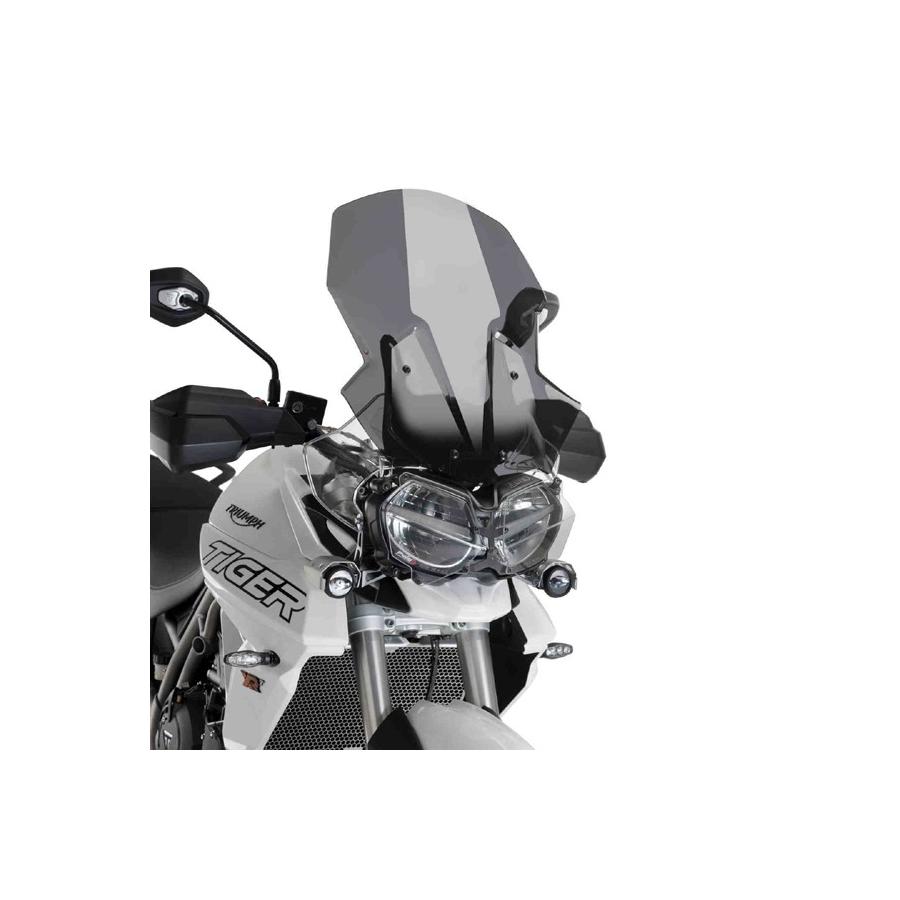 Puig (プーチ) ツーリングスクリーン ダークスモーク TIGER 800 XC 9656F