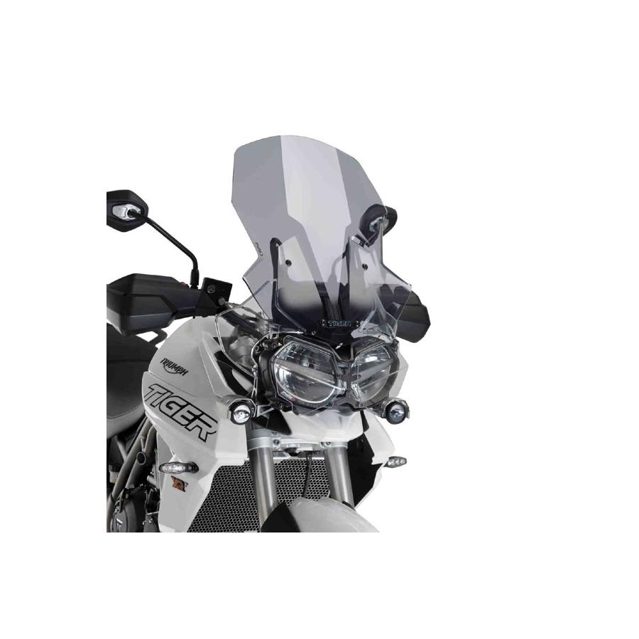 Puig (プーチ) ツーリングスクリーン スモーク TIGER 800 XC 9656H
