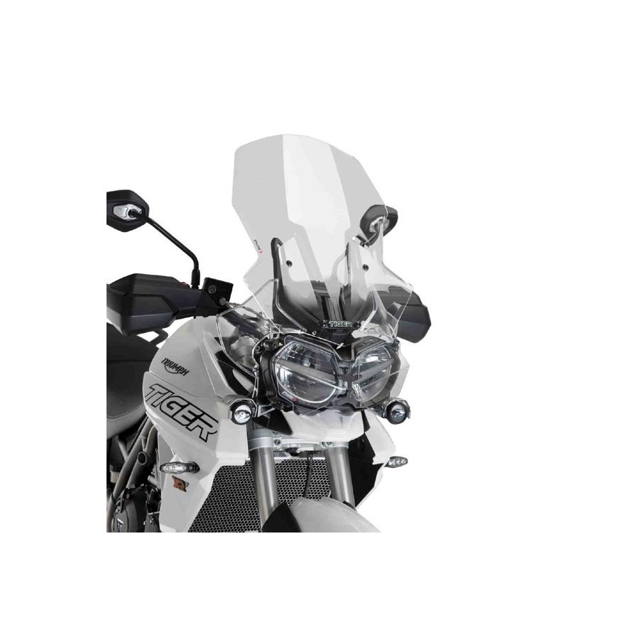 Puig (プーチ) ツーリングスクリーン クリア TIGER 800 XC 9656W