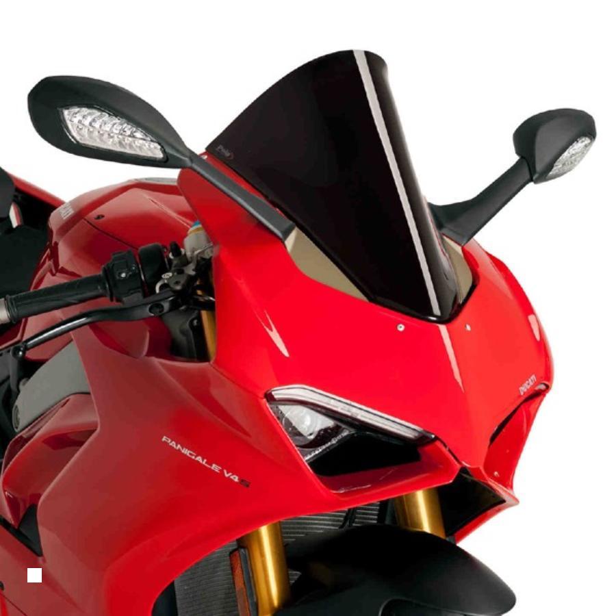 Puig (プーチ) レーシングスクリーン ブラック DUCATI PANIGALE V2/PANIGALE V4/S 9690N