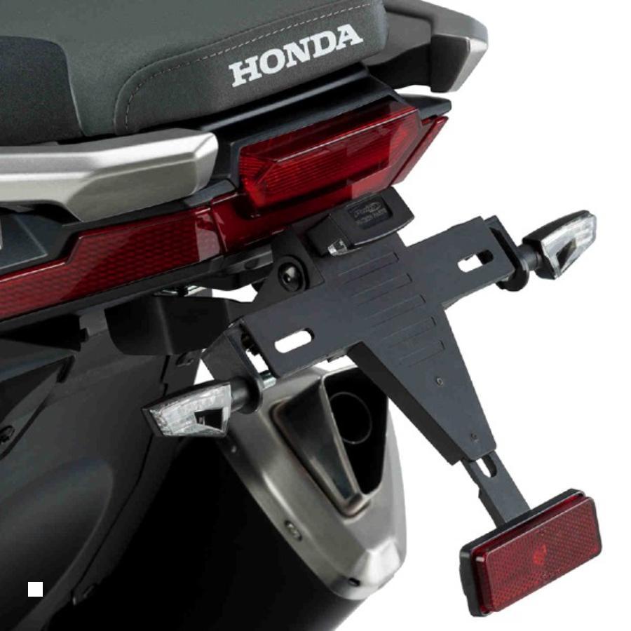 Puig (プーチ) ライセンスサポート ブラック・スチール X-ADV 18-19(フェンダーレスKIT) 9706N