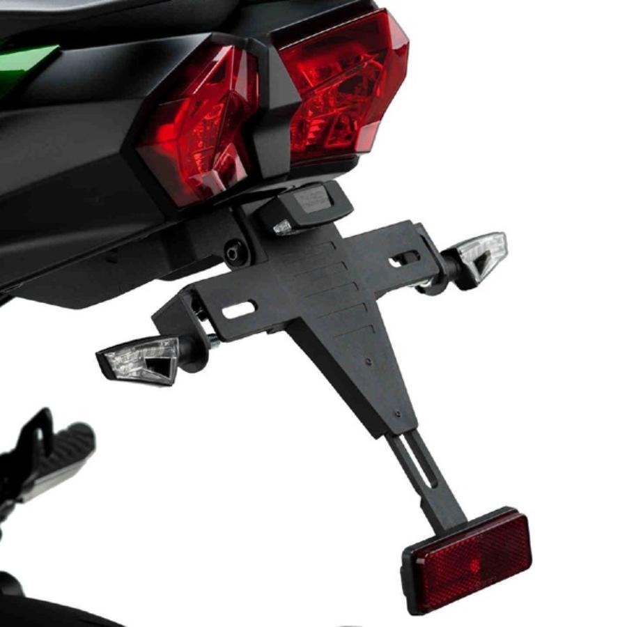 Puig (プーチ) ライセンスサポート ブラック・スチール NINJA H2 SX/SE (フェンダーレスKIT) 9707N