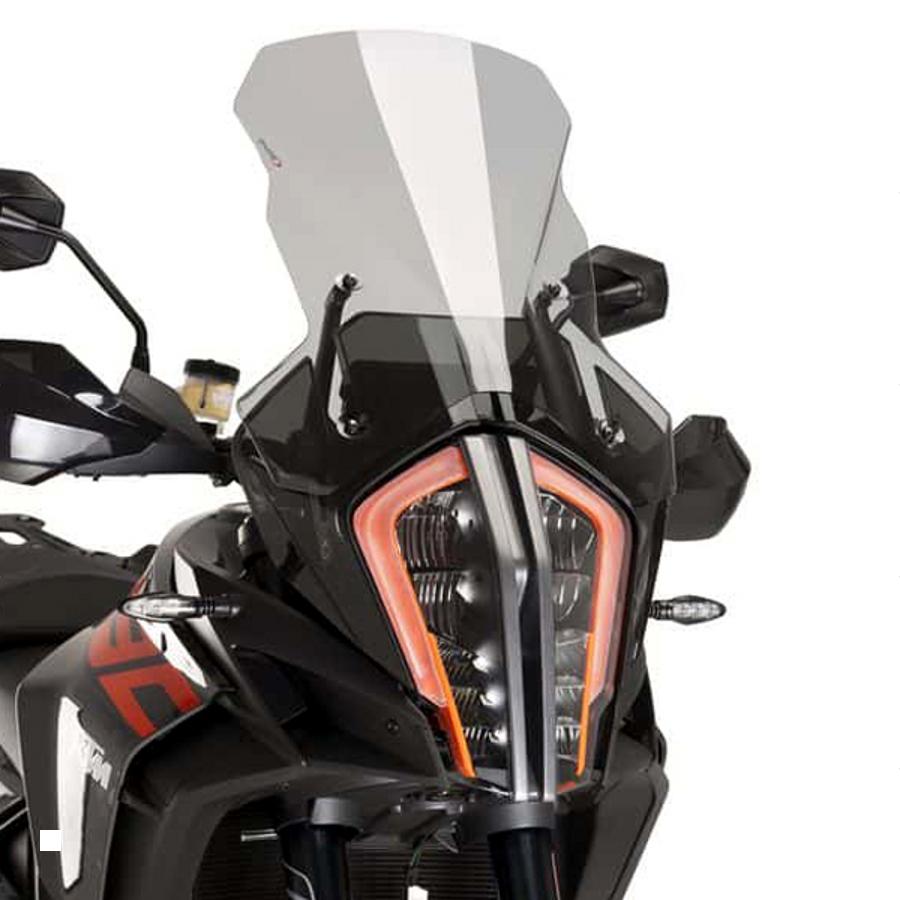 Puig (プーチ) ツーリングスクリーン ブラック KTM 1290 SUPER ADVENTURE S/R 9717H