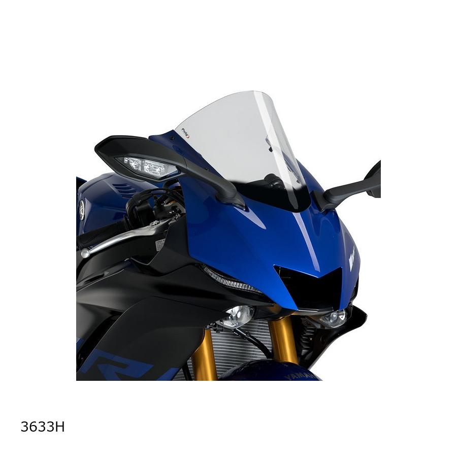 Rakuten - Puig (プーチ) レーシングスクリーン R-Racer スモーク YZF-R6/YZF-R7 3633H