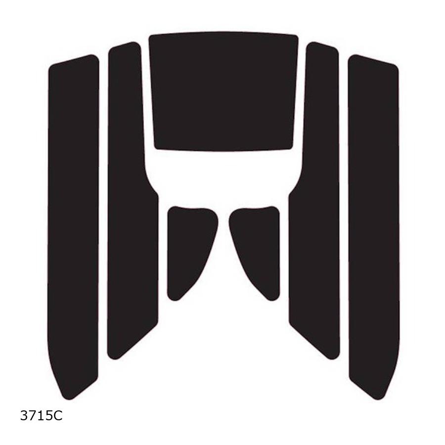 Puig (プーチ) Specific Tank Pads ブラック S1000XR (タンクパッド) 3715C