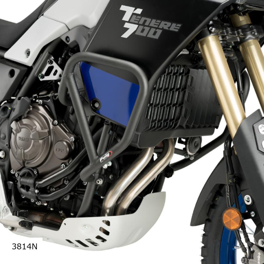 メーカー名：プーチメーカー品番：3814N最も効果的な取り付け位置、確実な固定方法を、各装着車両ごとに徹底追求。万が一の転倒時に威力を発揮。パイプ径25mm・肉厚2mmの 高剛性スチールパイプを採用。機能性のみならず、装着時のフィット感と、スタイリング、デザインも重視。ボルトオンでの取り付けが可能。車両への加工は不要です。販売備考：＊取り寄せ品の為、キャンセル不可です。車体誤差等により、位置調整が必要な場合がございます。適合情報：ヤマハ[YAMAHA] Tenere 700 202021/02/18メーカーサイトより転載　（情報はメーカーにて更新されている場合があります）◆最も効果的な取付け位置、確実な固定方法を、各装着車両ごとに徹底追及◆万が一の転倒時に威力を発揮◆パイプ径25mm・肉厚2mmの高剛性スチールパイプを採用◆機能性のみならず、装着時のフィット感と、スタイリング、デザインも重視◆ボルトオンでの取り付けが可能◆車両への加工は一切不要（車体誤差等により、位置調整が必要な場合がございます◆適合車種：TENERE 700 19-20