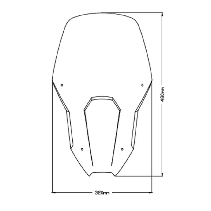 Puig (�ס���) �ġ���󥰥����꡼�� ���������⡼�� CRF1100L AFRICA TWIN 3818F