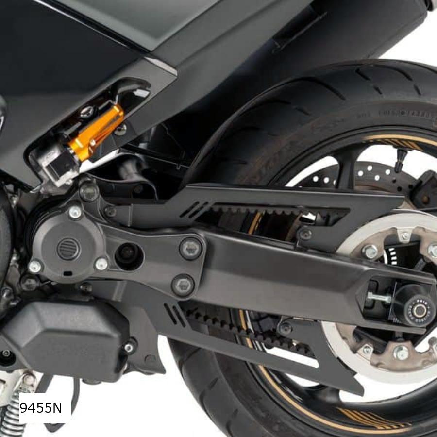 Puig (プーチ) ベルトガード ブラック・アルミ T-MAX530/DX/SX 9455N