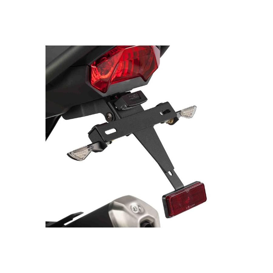 Puig (プーチ) ライセンスサポート ブラック・スチール VERSYS-X 300/250 (フェンダーレスKIT) 9475N