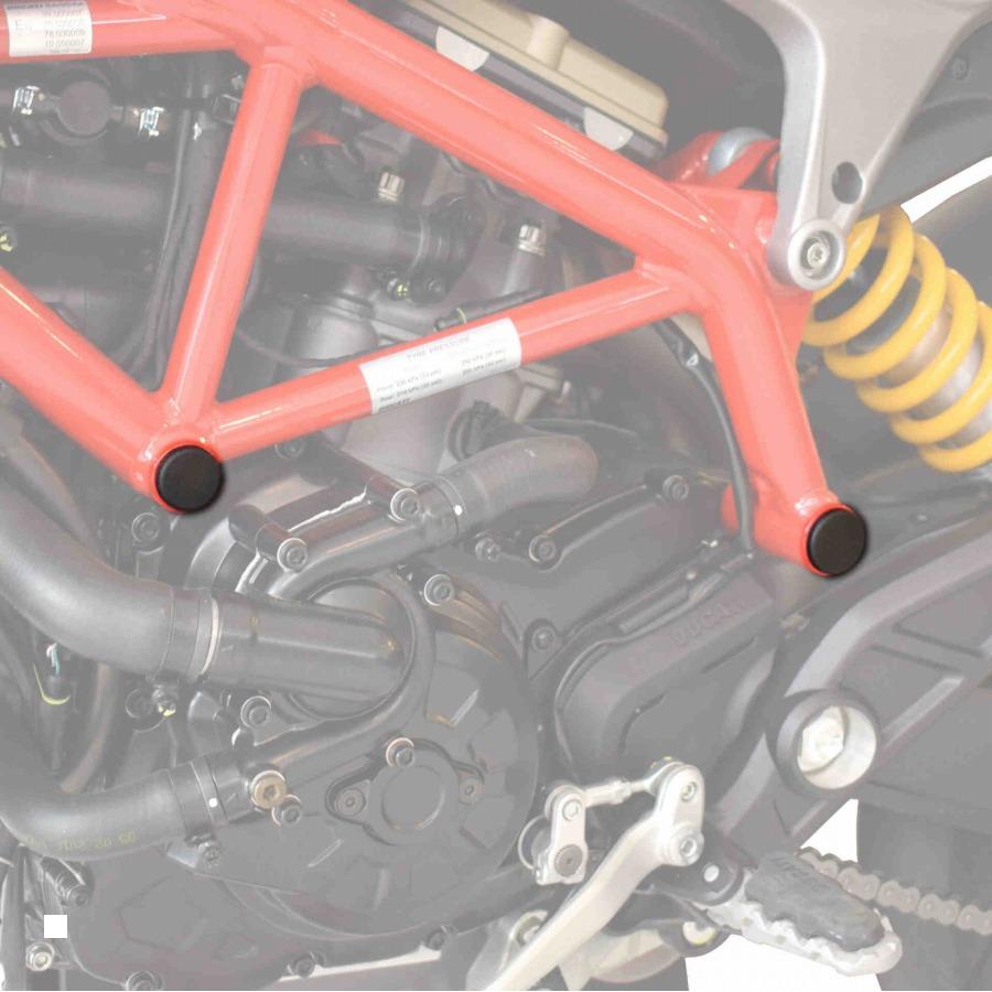 Puig (プーチ) シャシーキャップ ブラック・樹脂 HYPERMOTARD 821/SP/939/SP 13-15/13-15/16-19/16-19 9634N