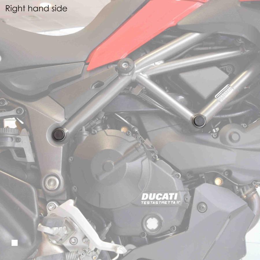 Puig (プーチ) シャシーキャップ ブラック・樹脂 MULTISTRADA 1200/S 9636N