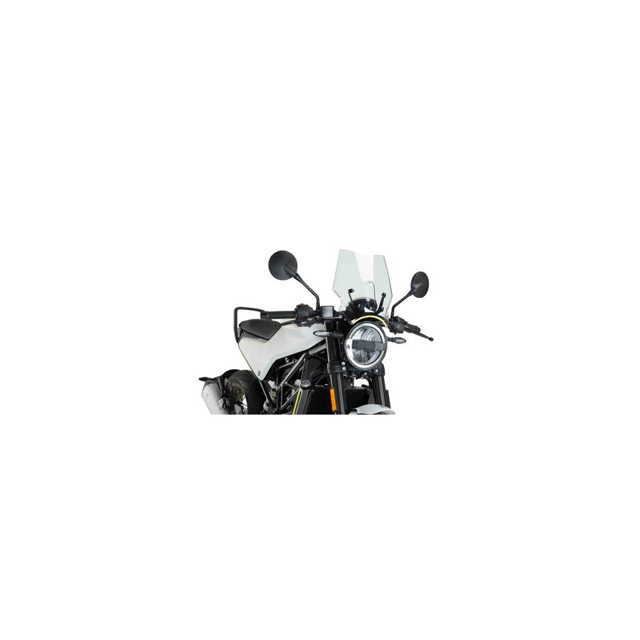 乐天商城 - Puig (プーチ) ニュージェネレーションNK SPORT クリア Husqvarna VITPILEN 401/シルバーARTPILEN 401 9702W