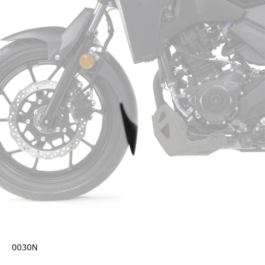 Puig (プーチ) エクステンドフェンダー(フロント)ブラック DL250 V-STROM 0030N