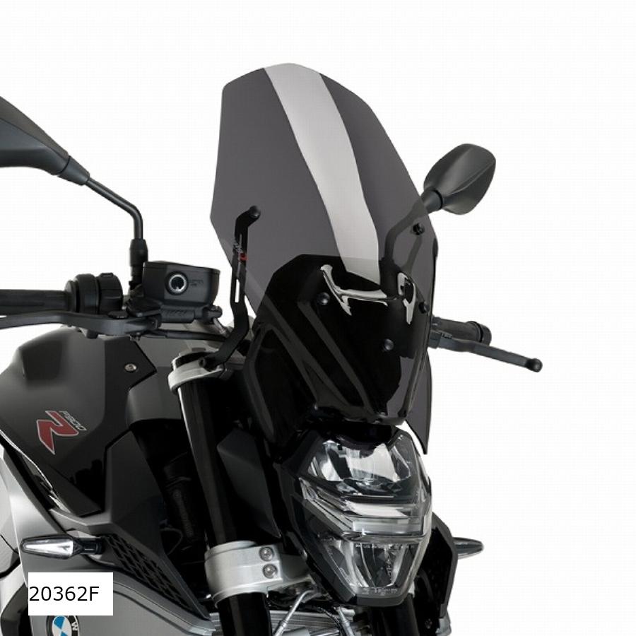 Puig (プーチ) ニュージェネレーションNK(TOURING) ダークスモークF900R 純正、バイザー付き車両用 20362F