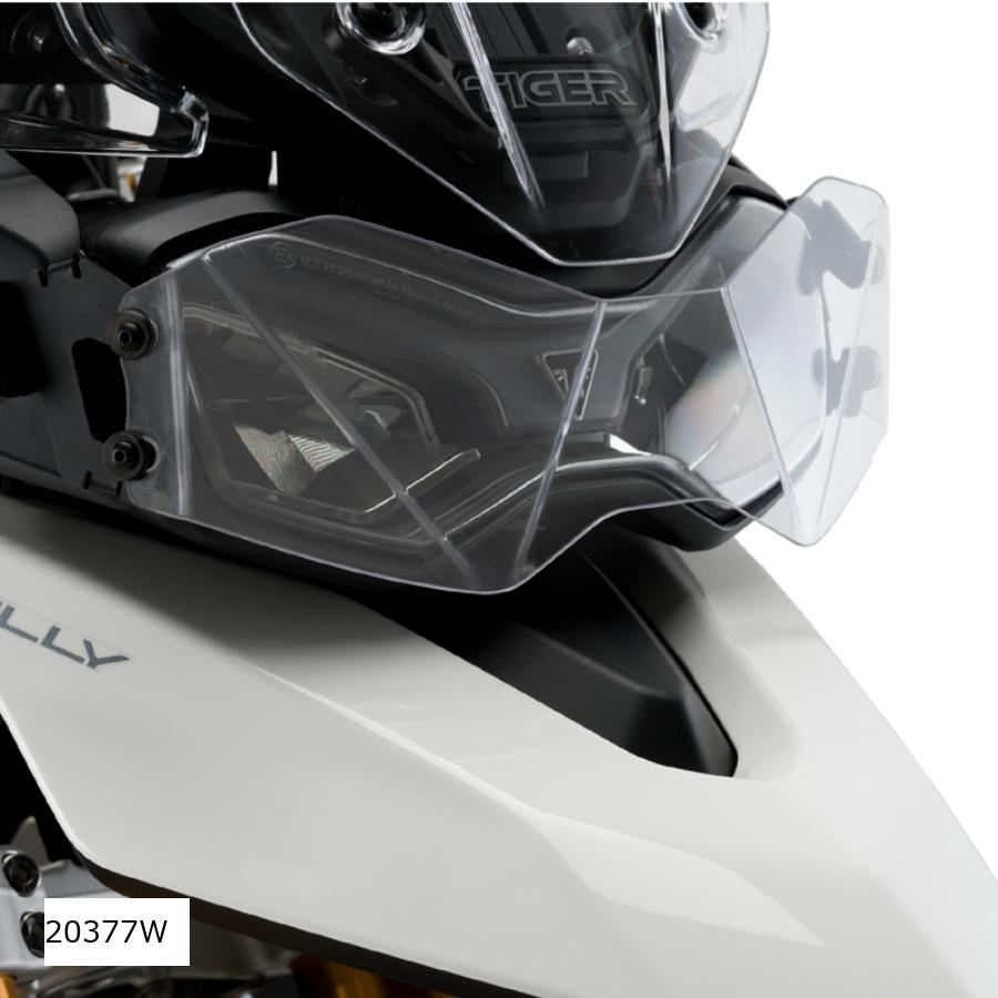 Puig (プーチ) ヘッドライトプロテクター クリア TIGER900/GT/GT LOW/GT PRO/RALLY/RALLYPRO 20377W