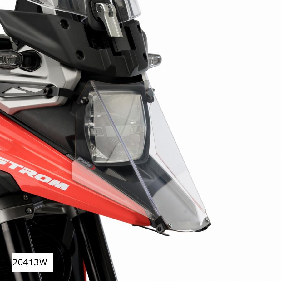 Puig (プーチ) ヘッドライトプロテクター クリア V-STROM1050(DL1050)20-21/V-STROM1050XT 20413W