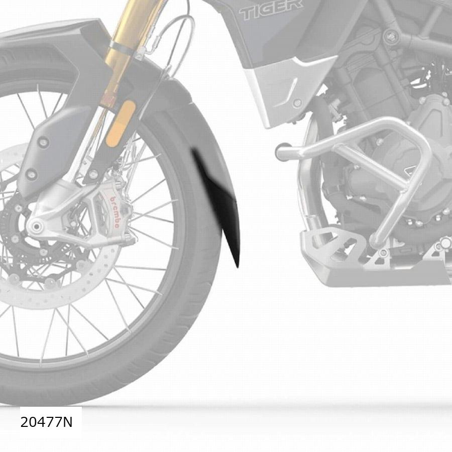 Puig (プーチ) エクステンドフェンダー(フロント) ブラック TIGER900 RALLY/PRO 20477N