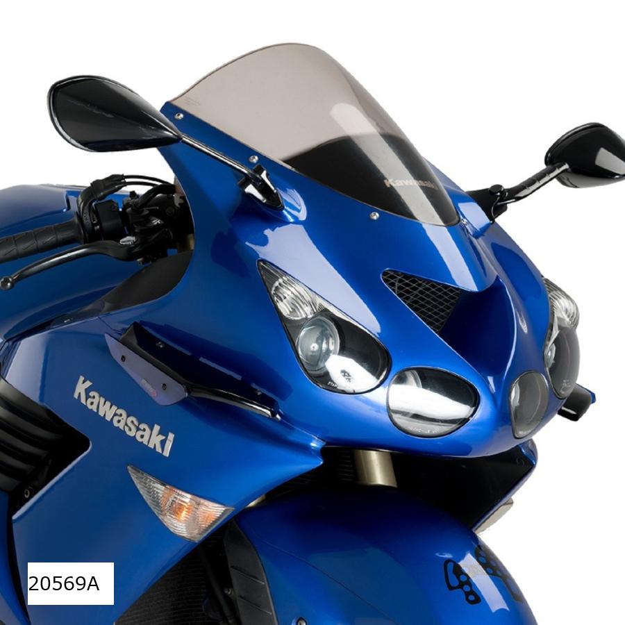Puig (プーチ) サイドダウンフォーススポイラー ブルー ZZR1400 20569A