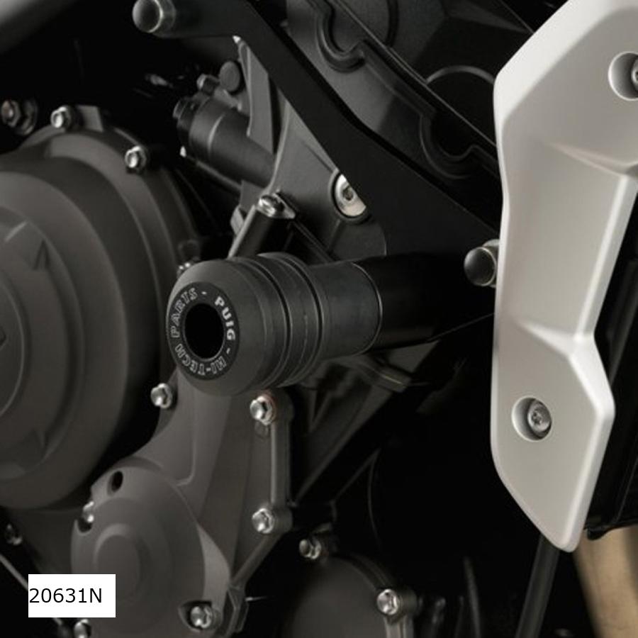 Puig (プーチ) フレームスライダーVintage2.0ブラック TRIUMPH TRIDENT660 20631N