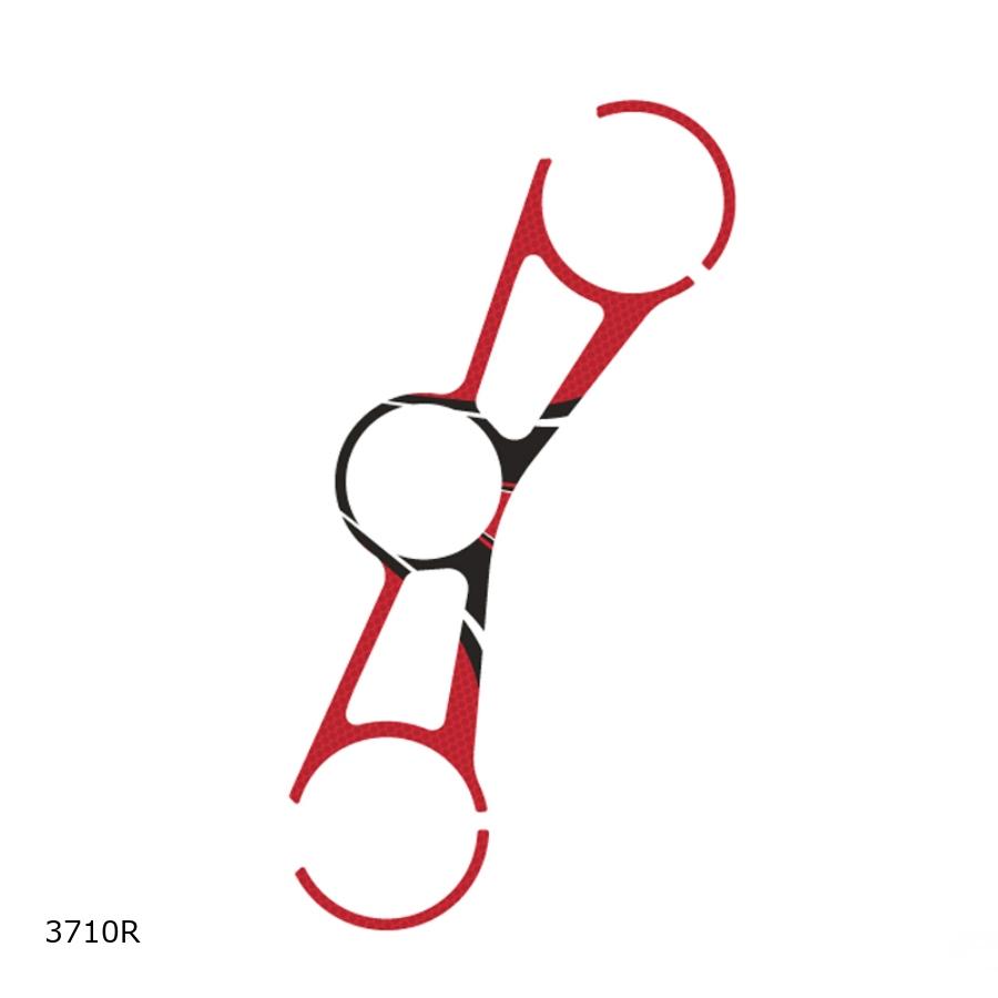 Puig (プーチ) トップブリッジプロテクトシール レッド S1000 RR 3710R