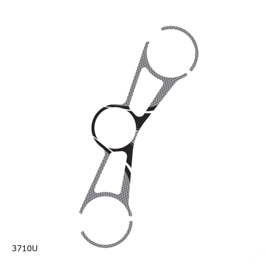 Puig (プーチ) トップブリッジプロテクトシール グレー S1000 RR 3710U