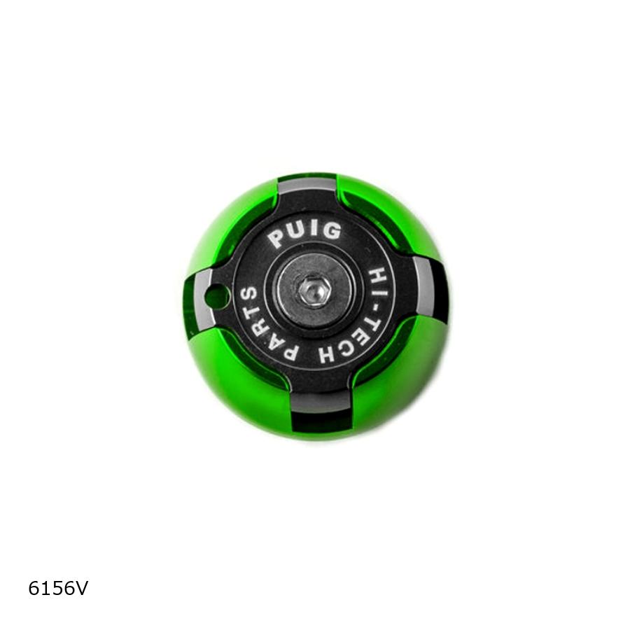 Puig (プーチ) オイルキャップ(OIL CAPS) グリーン DUCATI M19x2.5 6156V