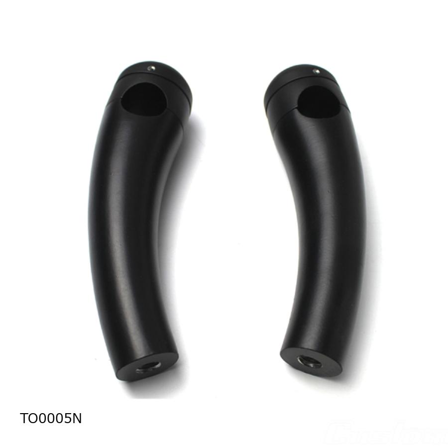 Puig (プーチ) 1インチハンドル用ライザー ブラック Harley Davidson/Honda/Kawasaki/Suzuki/Triumph/Yamaha TO0005N