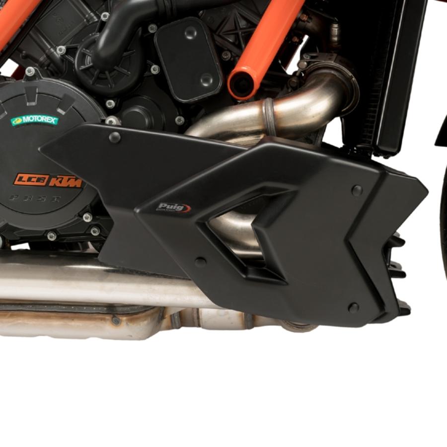 Puig (プーチ) エンジンスポイラー マットブラック KTM 1290 SUPERDUKE R 20428J